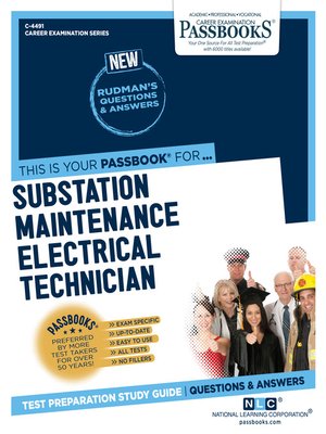 cover image of Substation Maintenance Electrical Technician